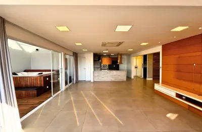 Cobertura moderna no glass campolim – 3 dorms e suíte churrasqueira e jacuzzi