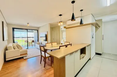 Apartamento mobiliado e decorado no JK Jardins – Torre Única, 72,6 m², varanda gourmet, 2 vagas e depósito | Atrás do Iguatemi Esplanada