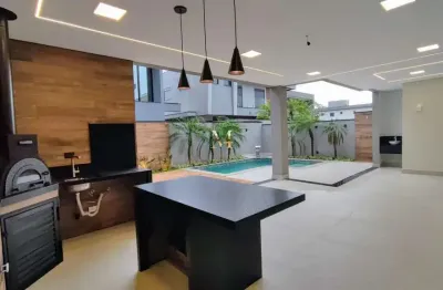 Casa alto padrão no jd. do golfe | 4 suítes, piscina, home cinema e área gourmet