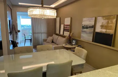 Fountain hit - r$730.000 - apartamento á venda, semi mobiliado , 3 quartos (1 suíte), 80 m², 2 vagas, gleba palhano, londrina-pr.