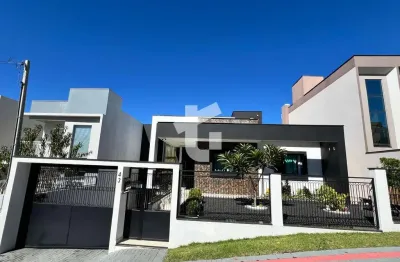 Casa semimobiliada em acabamento de primeira - fraron - pato branco - pr.