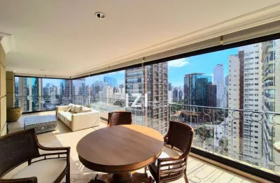 Apartamento com 4 suítes para alugar, 552 m² por r$ 99.907/mês - itaim - são paulo/sp