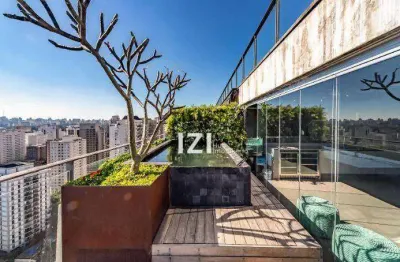 Cobertura com 2 dormitórios à venda, 200 m² por r$ 5.700.000,00 - vila nova conceição - são paulo/sp