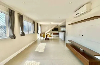 Cobertura com 3 suítes, 200 m² - venda por r$ 4.500.000 ou aluguel por r$ 23.250/mês - vila olímpia - são paulo/sp
