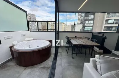 Cobertura com 2 suítes, 66 m² - venda por r$ 1.750.000 ou aluguel por r$ 11.600/mês - vila olímpia - são paulo/sp