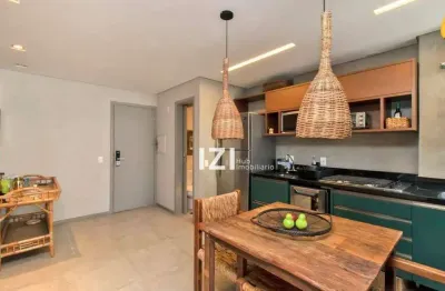 Apartamento com 1 suítes para alugar, 56 m² por r$ 11.500/mês - itaim - são paulo/sp