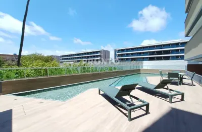 Apartamento duplex 1 quarto, 1 banheiro, piscina, área privativa em porto de galinhas - ipojuca