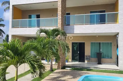 Casa de praia com área privativa, 3 quartos, 2 suítes em porto de galinhas