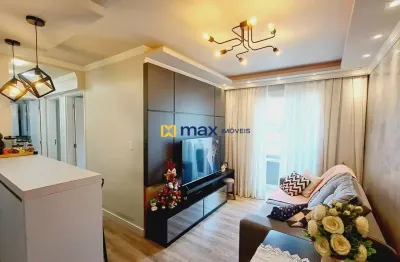 Apartamento mobiliado com 2 dormitórios à venda, itaipava, itajaí