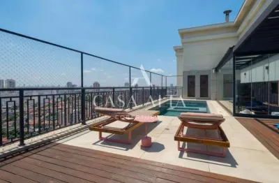 Cobertura duplex com 500 m², sendo: 4 dormitórios (4 suítes) e 5 vagas der garagem.