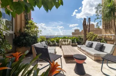 Cobertura duplex em alto de pinheiros com 530 m² sendo: 4 dormitórios (4 suítes) e 6 vagas .