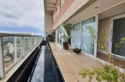 Cobertura duplex no alto da lapa com 419m² a.u. sendo: 4 dormitórios (4 suítes) e 5 vagas de garagem.