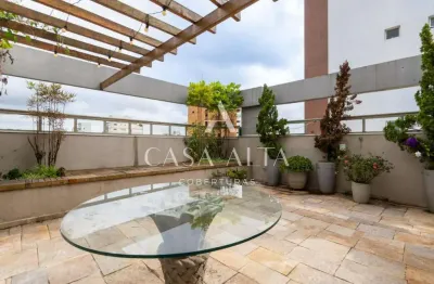 Cobertura duplex no brooklin com 287 m² a.u. sendo: 3 dormitórios (2 suítes) e 2 vagas de garagem.