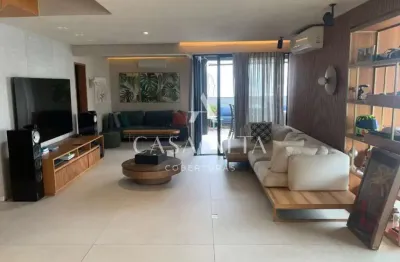 Ocobertura duplex no brooklin com 229 m² a.u. sendo: 3 dormitórios (3 suítes) e 3 vagas de garagem.