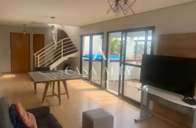 Cobertura duplex na chácara sto. antônio com 181 m² a.u. sendo: 3 dormitórios (1 suíte) e 4 vagas de garagem + depósito privativo.