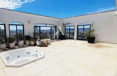 Cobertura duplex em higienópolis com 469 m² sendo: 5 dormitórios (2 suítes) e 6 vagas de garagem.