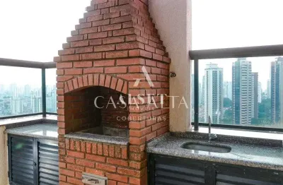 Cobertura duplex em jardim anália franco com 200 m² sendo: 2 dormitórios (1suóte) e 4 vagas de garagem.