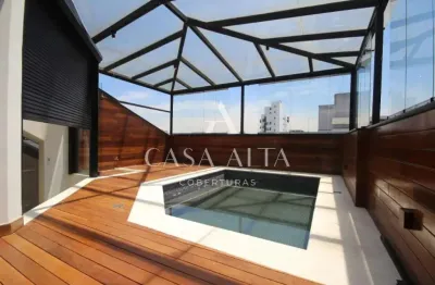 Cobertura duplex em moema com 314m² sendo: 3 dormitórios (3 suítes) e 4 vagas de garagem.