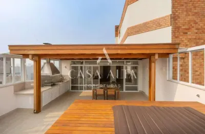 Cobertura duplex no morumbi com 488 m² a.u. sendo: 4 dormitórios (4 suítes) e 4 vagas de garagem