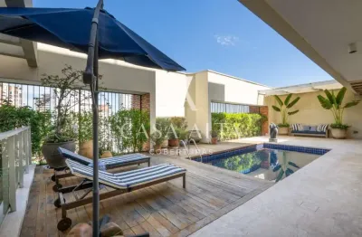 Cobertura duplex no real parque com 881 m² a.u. sendo: 5 dormitórios (4 suítes) e 7 vagas de garagem.