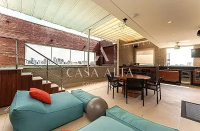 Cobertura duplex no morumbi com 355 m² a.u. sendo: 4 dormitórios (2 suítes) e 5 vagas de garagem.