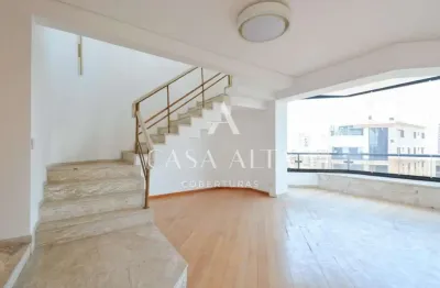 Cobertura duplex no paraiso com 485 m² a.u. sendo: 3 dormitórios (1 suíte) e 4 vaga de garagem.