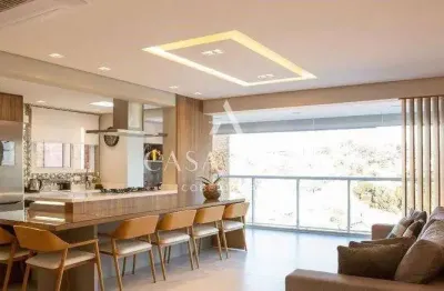 Cobertura duplex elegante com 250 m², 3 quartos sendo 3 suítes à venda no bairro vila romana.