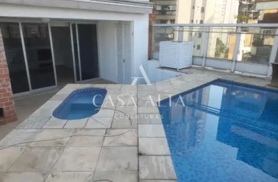 Cobertura duplex no campo belo com 318 m² a.u. sendo: 5 dormitórios (3 suítes) e 5 vagas de garagem