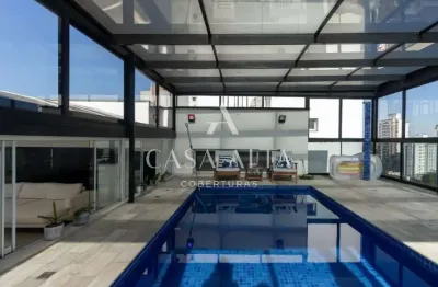 Cobertura duplex no campo belo com 594 m² a.u. sendo: 4 dormitórios (3 suítes) e 4 vagas de garagem