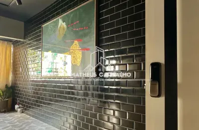 Apartamento black moderno 87m | semi mobiliado com 01 suíte, closet e garagem