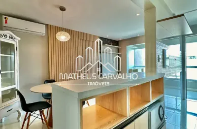 Apartamento mobiliado 2/4 com suíte, varanda gourmet e 1º andar no villa de espanha