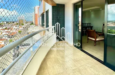 Apartamento 4/4  alto padrão com vista para lagoa e 02 vagas – 167m² | porteira fechada