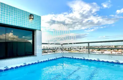 Cobertura duplex com piscina privativa e área gourmet — viva o melhor do centro de feira!