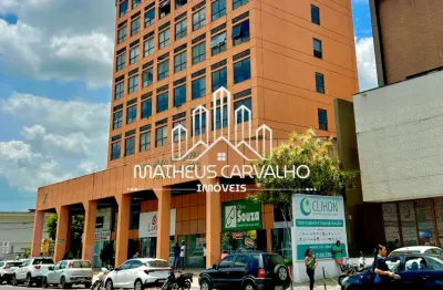 Sala comercial à venda no centro – 56 m², 1 vaga – piso vinílico e ar-condicionado