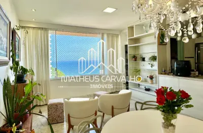 Apto duplex de luxo porteira fechada vista mar e camarote na av. oceânica