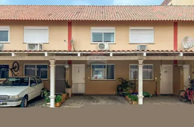 Sobrado em condomínio fechado com 2 dormitórios com 103m2 com infraestrutura completa em canoas, rs.