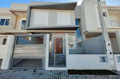 Sobrado de 3 dormitórios com suíte e closet no bairro nsg em canoas!