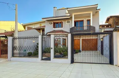 Excelente casa sobrado com suíte, closet, lareira e churrasqueira à venda no bairro são josé – canoas