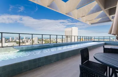 Flat com 1 quarto à venda na Avenida Governador Carlos de Lima Cavalcanti, 011, Boa Vista, Recife