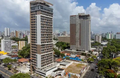 Flat com 1 quarto à venda na Avenida Governador Carlos de Lima Cavalcanti, 011, Boa Vista, Recife