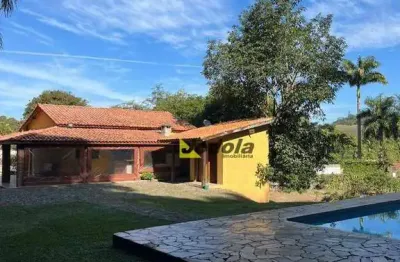 Chácara com 2 dormitórios, 2798 m² - venda por r$ 1.180.000,00 ou aluguel por r$ 3.700,00/mês - itaoca - guararema/sp
