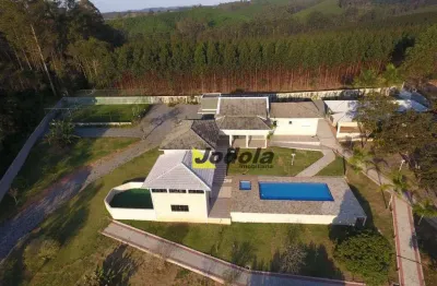 Chácara com 4 dormitórios à venda, 4000 m² por r$ 1.300.000,00 - ponte alta - guararema/sp