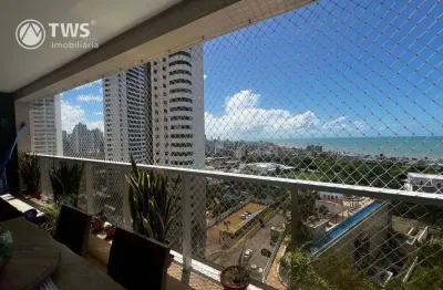 Apartamento com  projetados, 4 dormitórios à venda, 220 m² por r$ 2.700.000 - altiplano - joão pessoa/pb