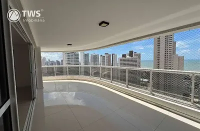 Apartamento com 4 dormitórios à venda, 335 m² por r$ 4.242.239,37 - altiplano cabo branco - joão pessoa/pb