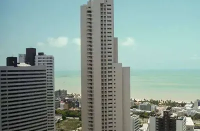 Apartamento com vista definitiva para o mar e 3 suítes  à venda, 325 m² por r$ 4.163.281 - altiplano cabo branco - joão pessoa/pb