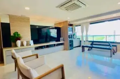 Apartamento alto padrão para venda em natal, capim macio, 3 dormitórios, 3 suítes, 4 banheiros, 1 vaga