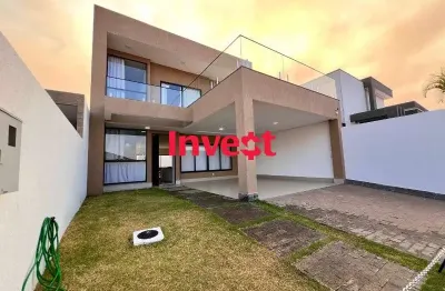 Casa moderna escriturada e quitada dentro de condomínio 3 suítes lazer completo na avenida da misericórdia na colônia agrícola samambaia.