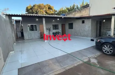 Casa com 1 suíte toda no porcelanato lote de 400m² fora de condomínio na rua 01 colônia agrícola samambaia