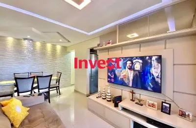 Apartamento moderno, 3 quartos 2 vagas lazer completo andar alto vista livre no residencial allegro na ceilândia