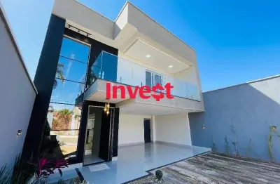 Casa moderna, acabamento alto padrão, 5 quartos, escriturada, quitada, condomínio encostado na eptg, colônia agrícola samambaia.